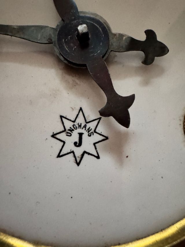 Reloj Junghans antiguo madera 1900-1920