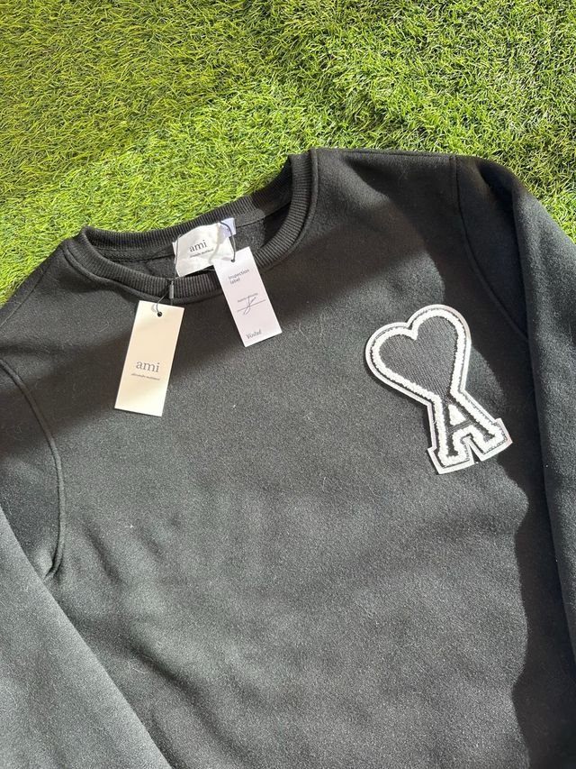 Sudadera Ami Paris Negra Talla S