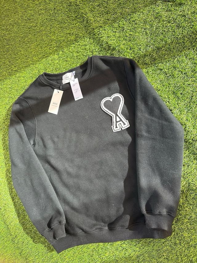 Sudadera Ami Paris Negra Talla S