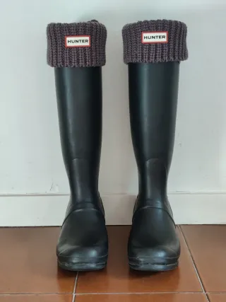 Botas Hunter Original Tall Negro Mate T.39