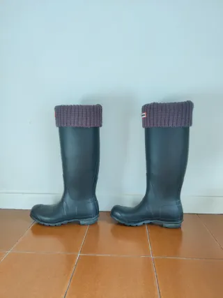 Botas Hunter Original Tall Negro Mate T.39