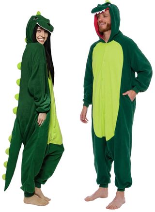 Disfraz Dinosaurio Verde Talla M