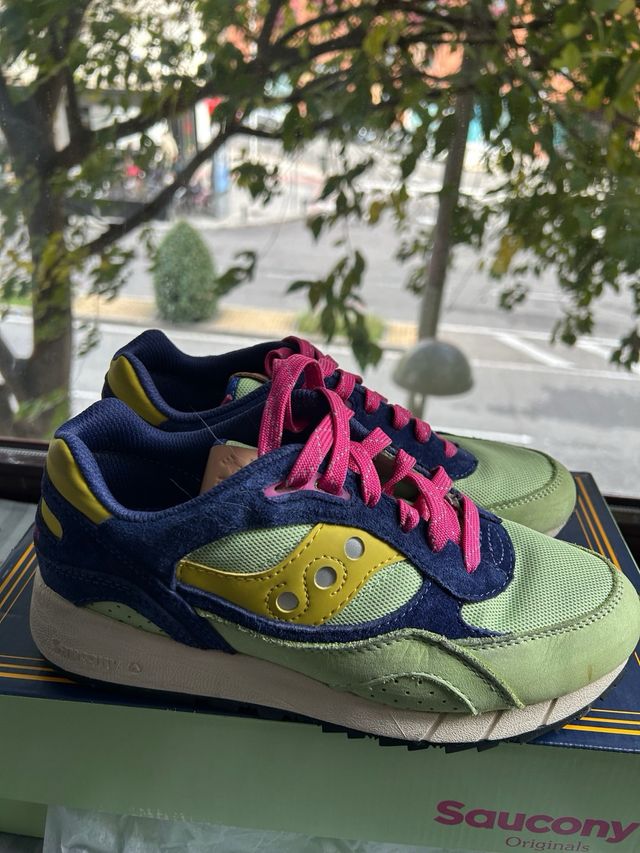 Zapatillas Saucony Shadow 6000 Azul/Verde