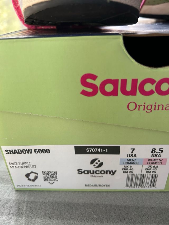 Zapatillas Saucony Shadow 6000 Azul/Verde