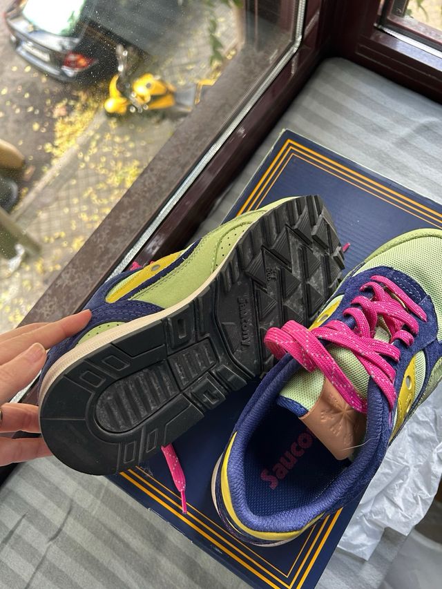 Zapatillas Saucony Shadow 6000 Azul/Verde