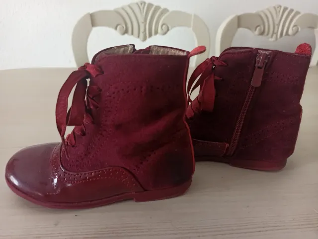 Botines Bubble Bobble Granates T.25