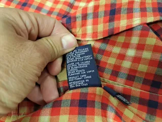 Camisa Tommy Hilfiger cuadros roja