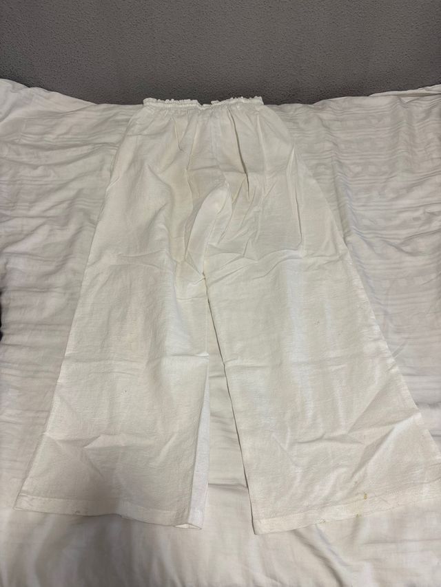 Pantalones de lino blancos niños