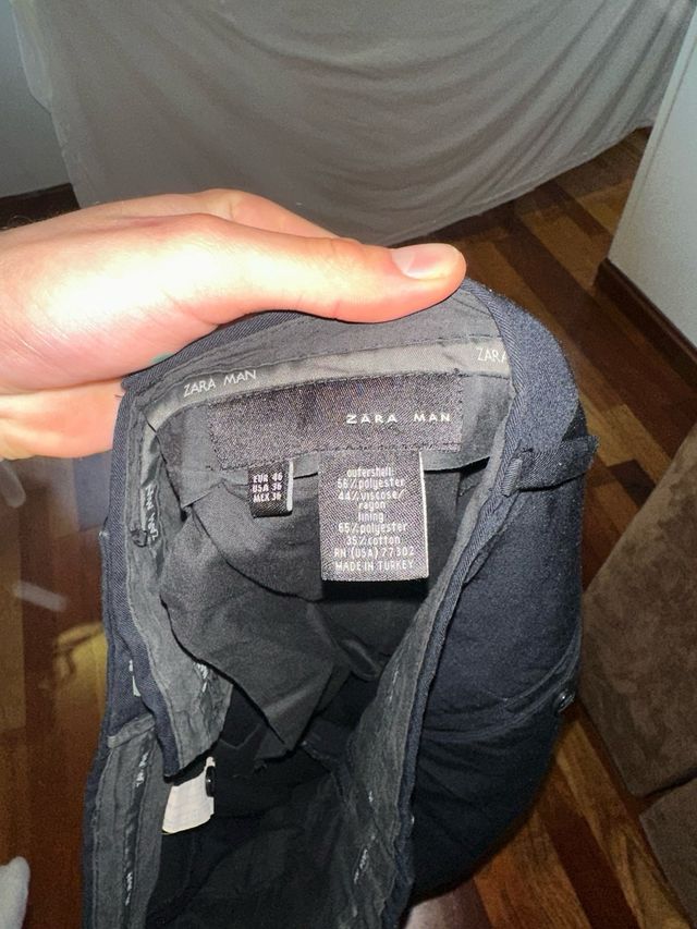 Pantalón de traje Zara negro