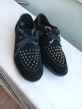 Scarpe borchiate nere 38