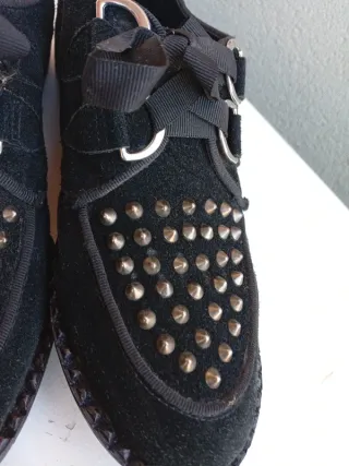 Scarpe borchiate nere 38