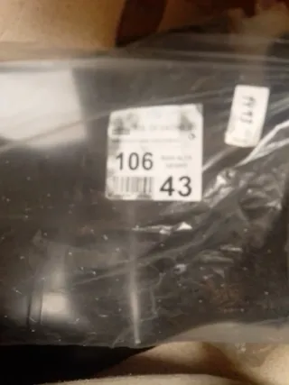 Botas de agua negras talla 43 sin estrenar