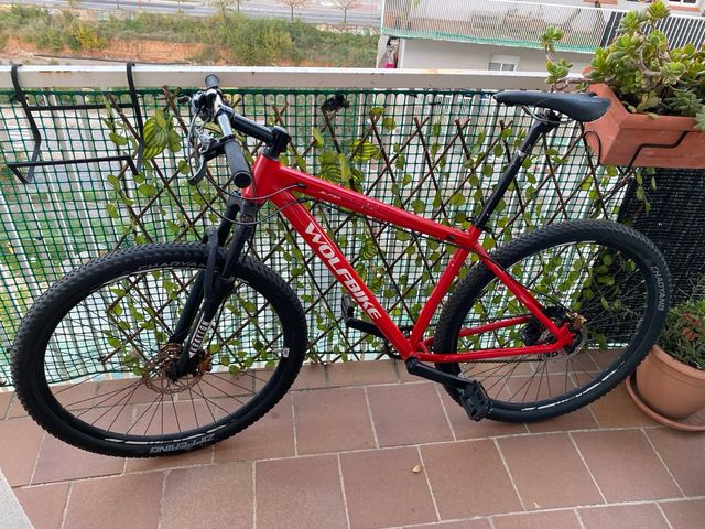 Bicicleta de Montaña Wolfbike Roja