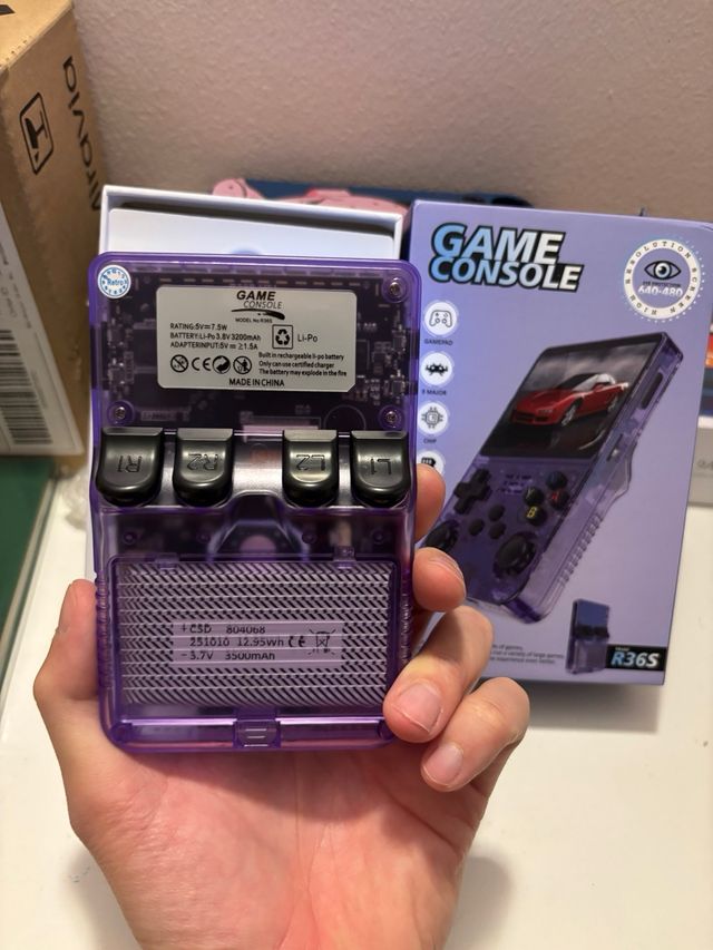 Consola Portátil Morada