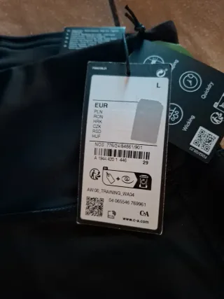 Mallas deportivas C&A negras