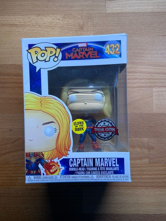 Funko Pop Captain Marvel 432 Edición Especial