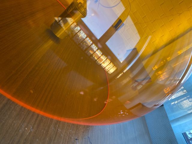 Lampada Kartell FL/Y Arancione Trasparente