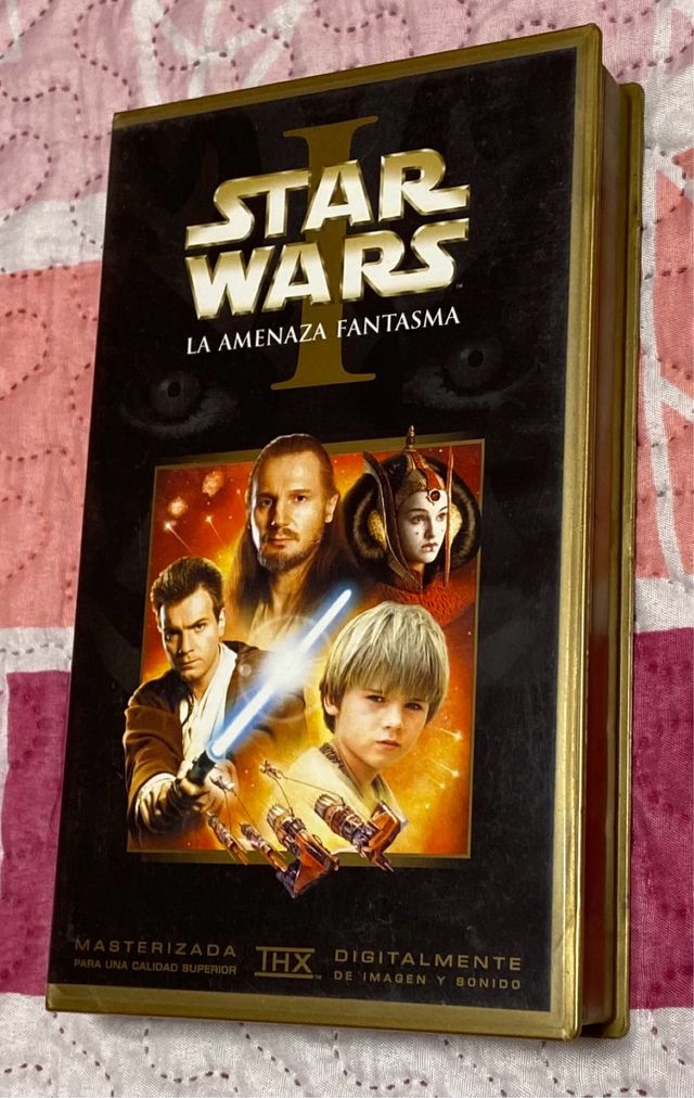 Star Wars VHS: La Amenaza Fantasma.
