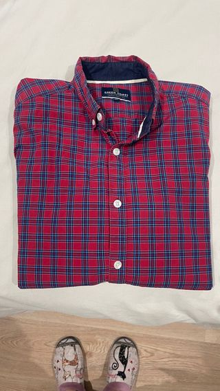 Camisa cuadros Green Coast