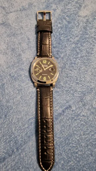 Orologio Automatico Marina Militare Nero Argento