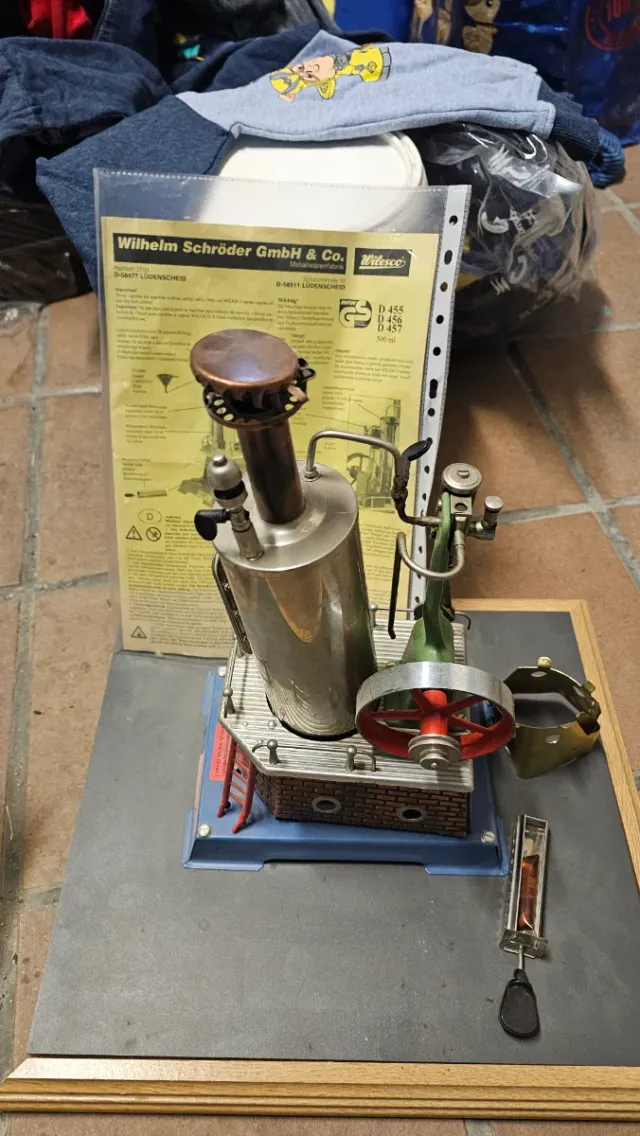Wilesco D-58477 Máquina de Vapor