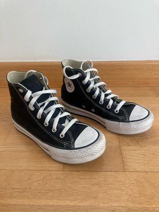 Converse All Star negras talla 35