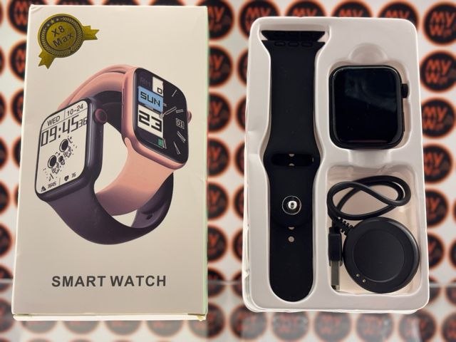 Smartwatch MY Dourado/Rosa Completo