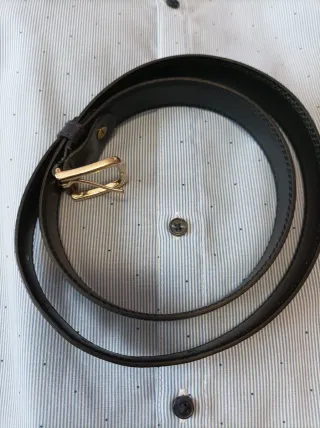 Cinturone per bambini nero e dorato