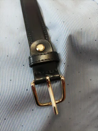 Cinturone per bambini nero e dorato