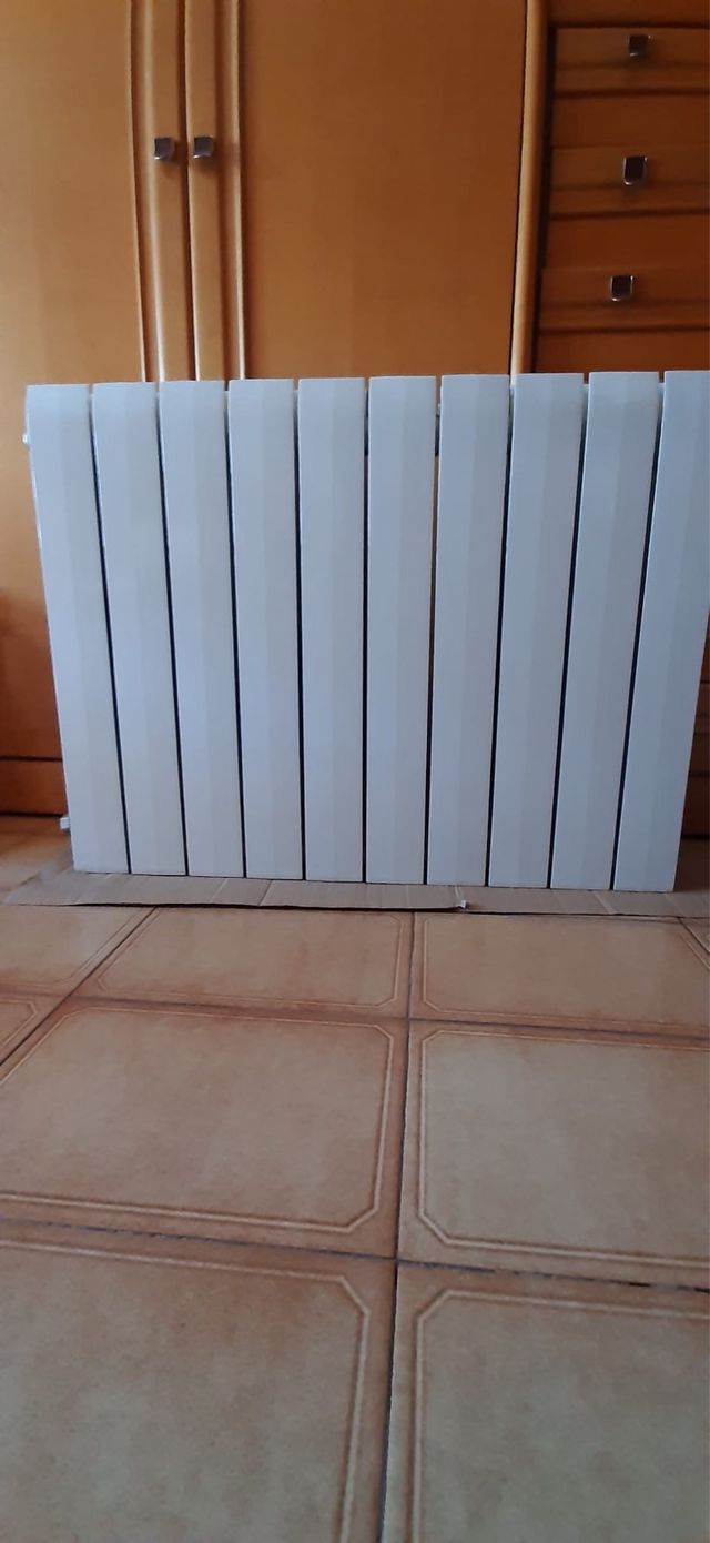Radiador de aluminio blanco