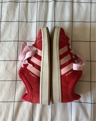 Zapatillas Adidas Campus Rojas y Rosas