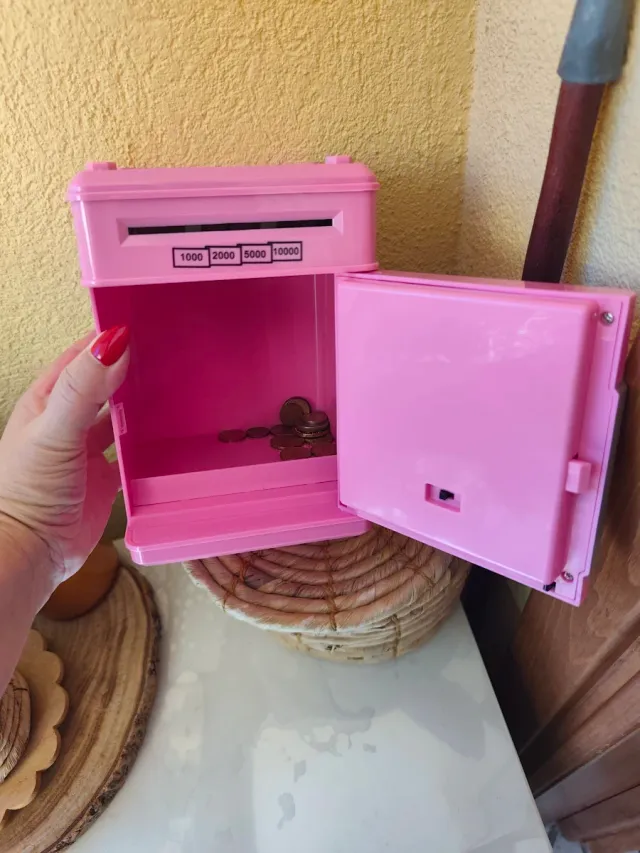 Hucha infantil electrónica con teclado