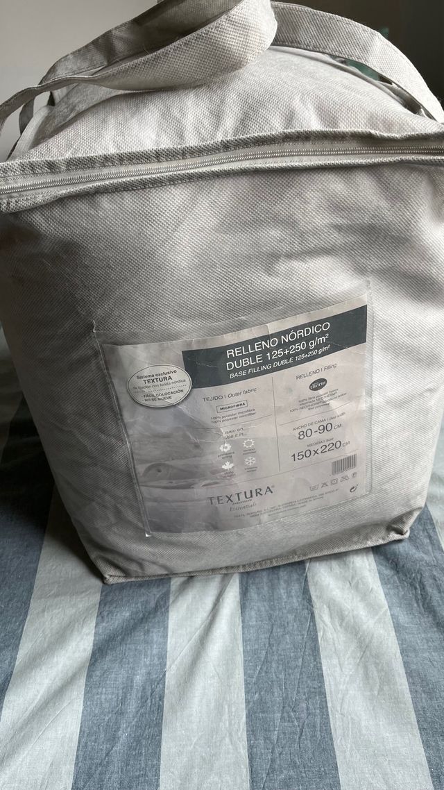 Relleno Nórdico 4 Estaciones Textura cama 90