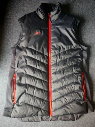 Chaleco niño 12-13 años negro y rojo