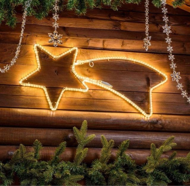 Estrella fugaz LED para exterior