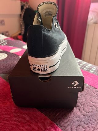 Zapatillas Converse Negras Talla 40 Nuevas