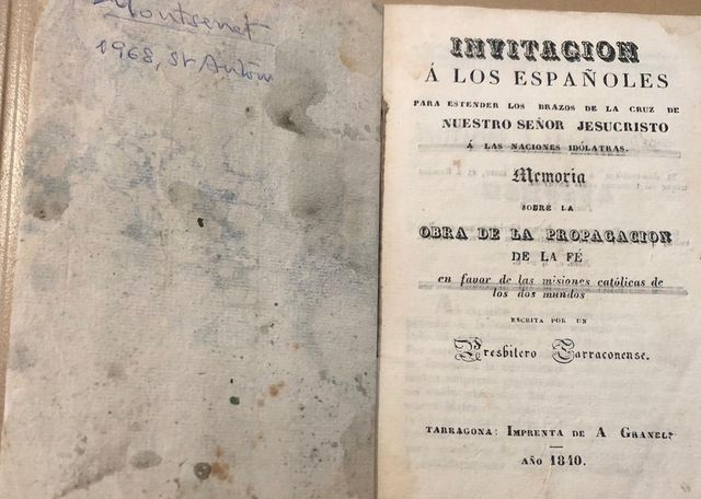 invitacion a los españoles para extender los..1840
