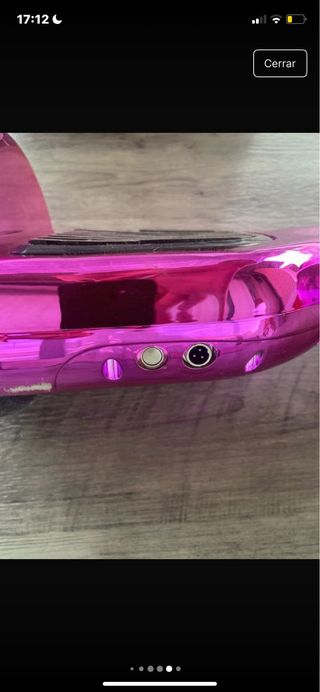 Hoverboard Rosa Metálico