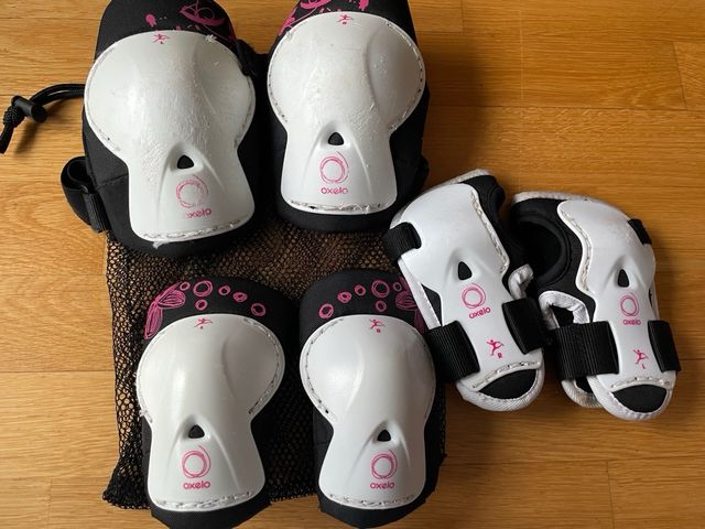 Pack Patines Niña + Protecciones + Casco + Mochila