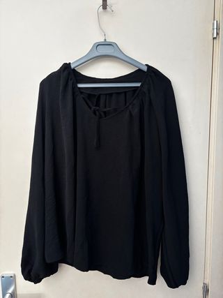 Camiseta negra Shein mujer