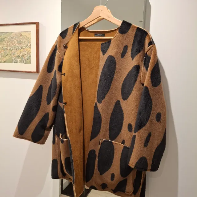 Chaqueta Parfois Talla Única Marrón y Negra