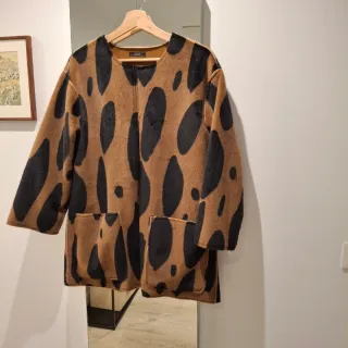 Chaqueta Parfois Talla Única Marrón y Negra