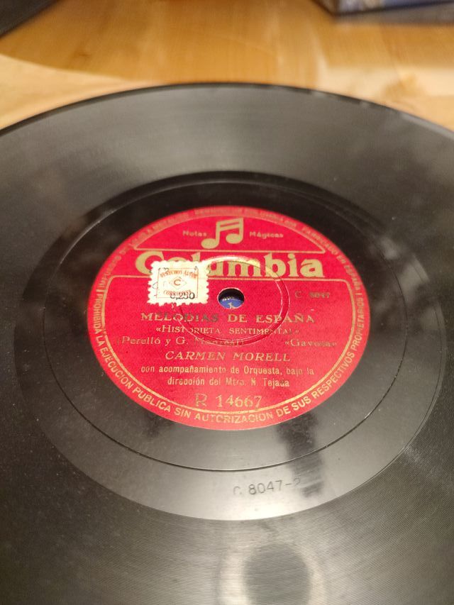 Disco para gramola de pizarra Melodias de España