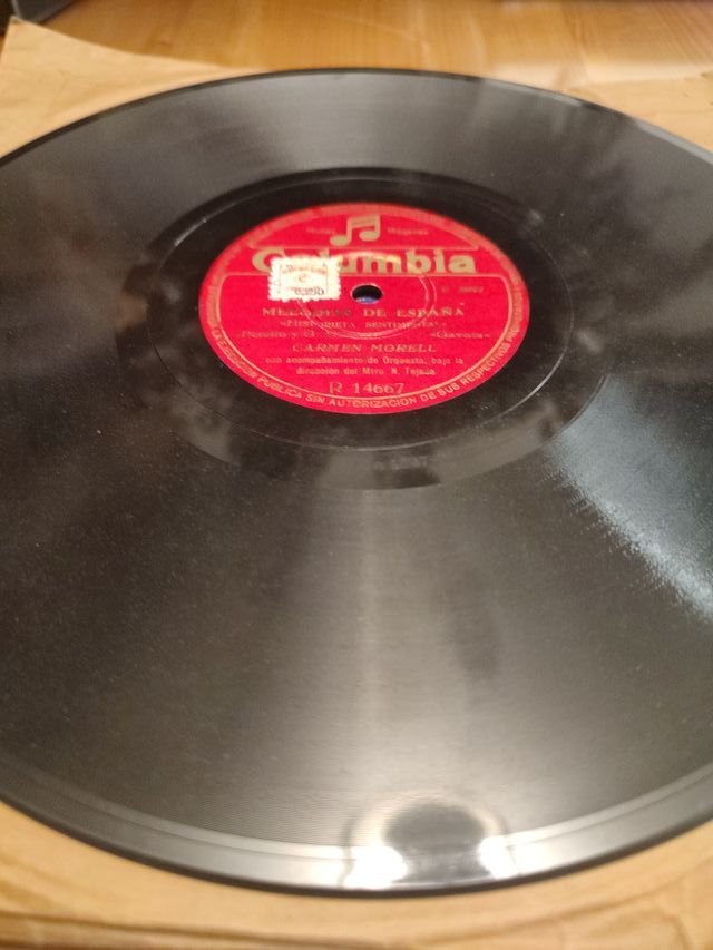 Disco para gramola de pizarra Melodias de España