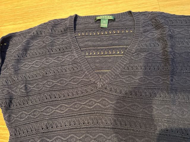 Jersey Ralph Lauren Algodón Azul Marino Talla XL