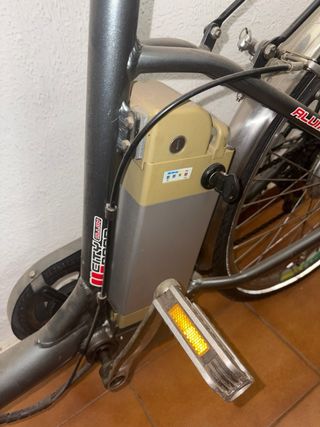 Bicicleta Eléctrica Gris