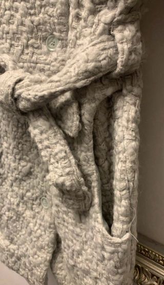 Cappotto lana grigio taglia 38/40 nuovo