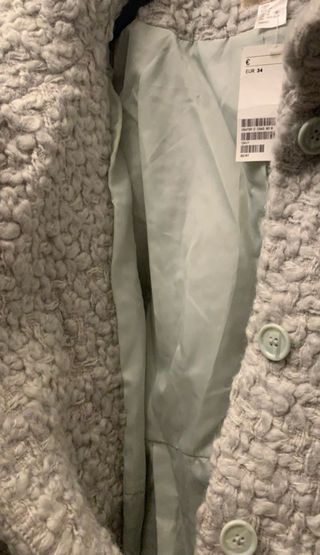 Cappotto lana grigio taglia 38/40 nuovo