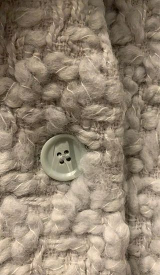 Cappotto lana grigio taglia 38/40 nuovo