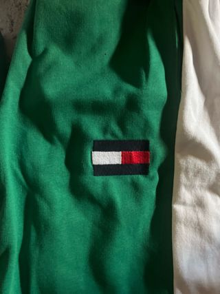 Chándal Tommy Hilfiger Mujer Verde/Blanco